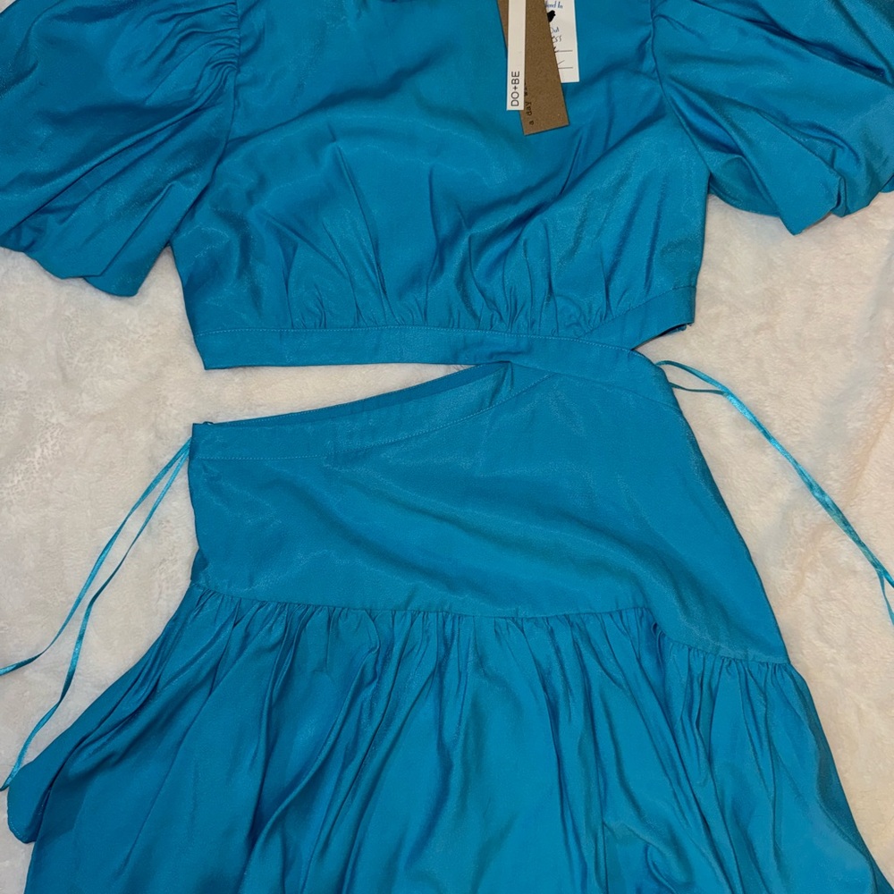 Vibrant Blue Two-Piece Set